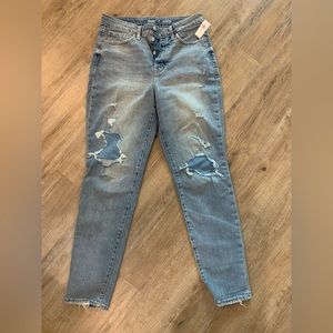 Old Navy highwaisted straight ripped ankle jeans, 10 tall brand new with tags